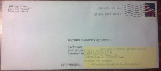 Return Service Required